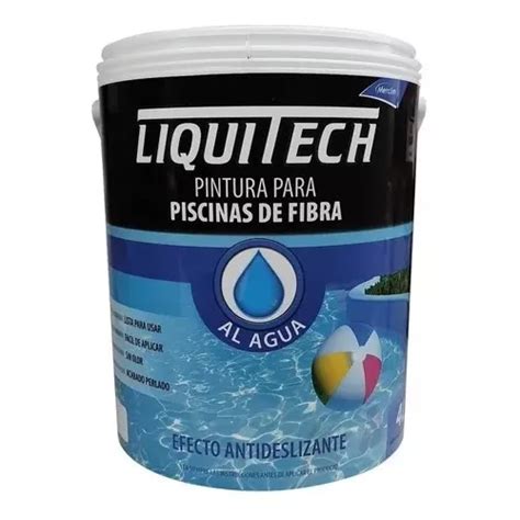 Pintura Para Piscinas De Fibra Liquitech 10lts