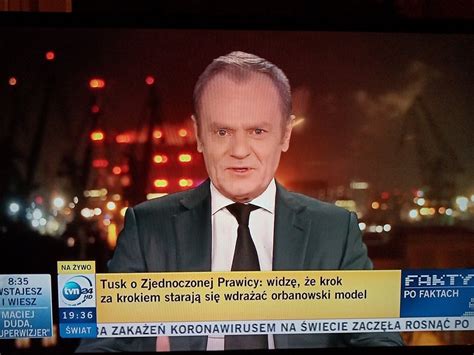 Donald Tusk gościem Faktów po Faktach Wbił szpilę Obajtkowi i Gowinowi