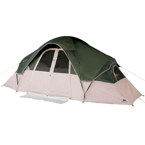 Ozark Trail 8 Person 2 Room Modified Dome Tent With Roll Back Fly