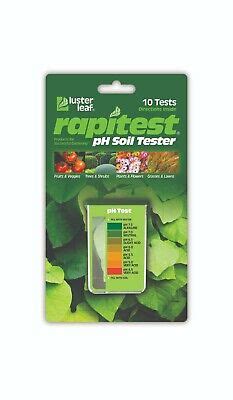 Luster Leaf Rapitest PH Soil Tester 10 Soil Tests Test Kit 1612 EBay