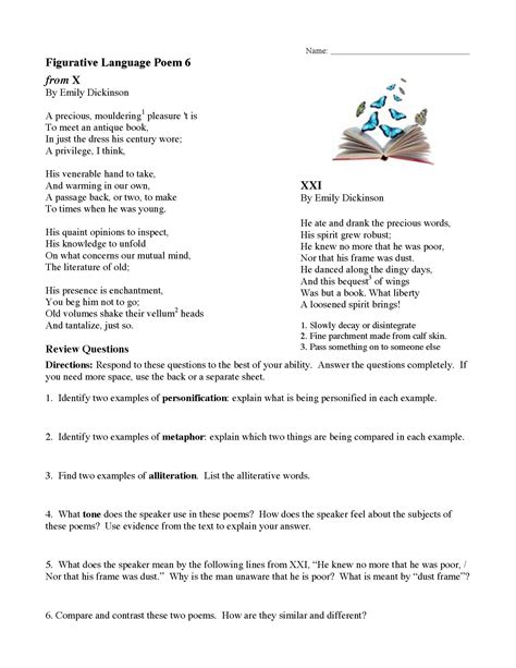 Figurative Language In Poetry Pdf