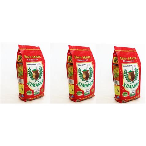 Kit c 3 PCTS Erva Mate Tradicional Chimarrão gaúcho 1kg cada madrugada