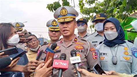 Foto Polisi Ungkap Ada 152 Ribu Kecelakaan Secara Nasional Pas 2023