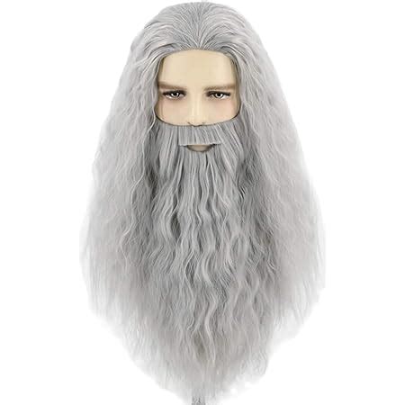 Amazon Kangaroo Wizard Wig And Beard Long Wizard Hair And Beard