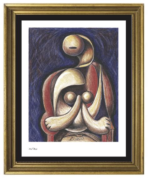 Pablo Picasso Woman Seated In A Red Armchair Signed And Hand Numbered