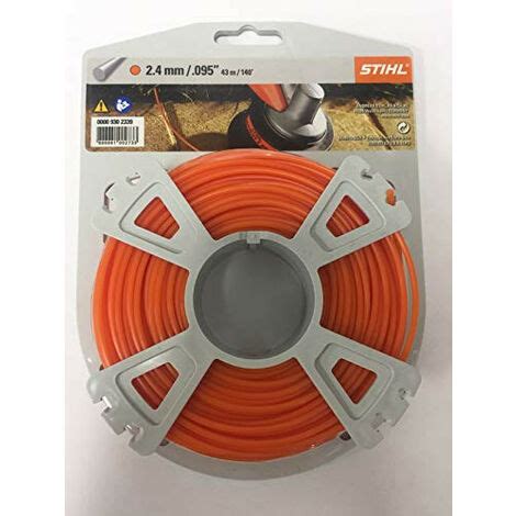 STIHL Stihl 9302339 Mähfaden rund Ø 2 4 mm x 41 m orange 9302339