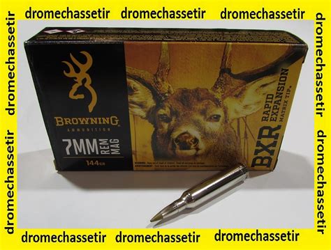 Boite De Cartouches Browning Bxr Cal Mm Remington Magnum