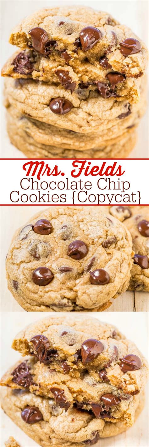 Mrs Fields Chocolate Chip Cookie Recipe Copycat Averie Cooks