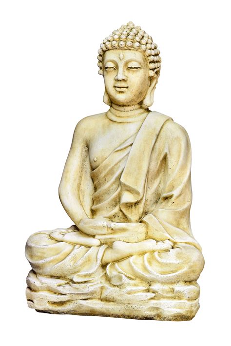 Statue Bouddha HAIRIE Kadampa Pour Interieur Ou Exterieur Vieilli