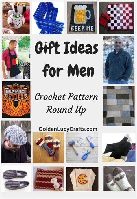 Fathers Day Crochet Patterns Gift Ideas For Men GoldenLucyCrafts