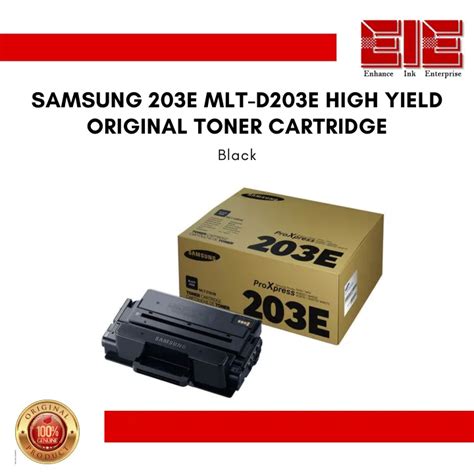 Samsung 203E MLT D203E High Yield Black Original Toner Cartridge