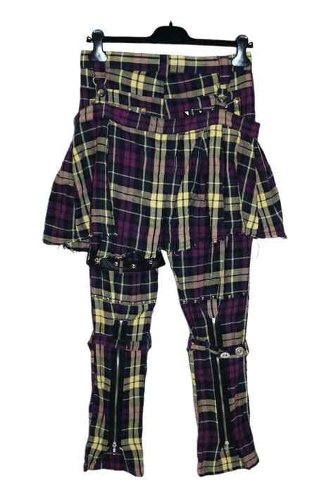 Japanese Brand 💥 Vtg 💥 Sex Pot Revenge Tokyo Punk Bondage Tartan Pants