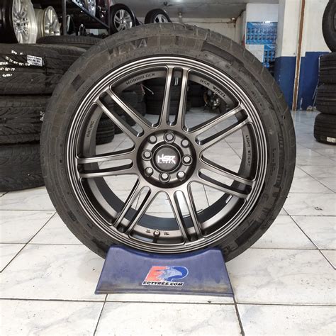 Jual VELG MOBIL BEKAS RACING HSR BOON RING 17 LEBAR 7 5 ET 42 PCD 4X100