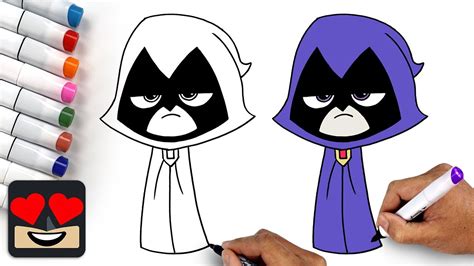 How To Draw Raven | Teen Titans GO!