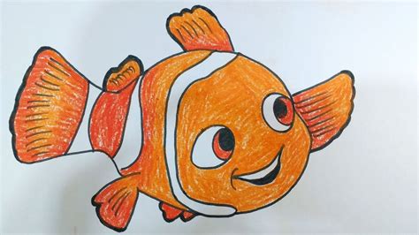 How To Draw Nemo And Dory Easy How to draw nemo and dory