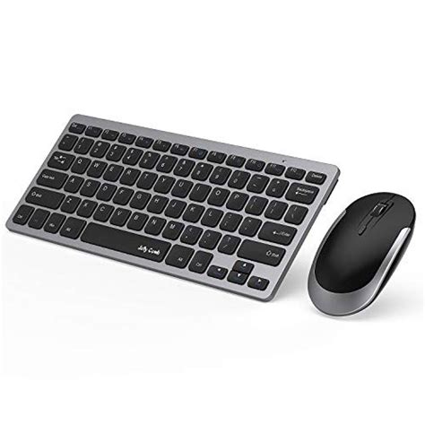 Combo Teclado Y Mouse Jelly Comb Inal Mbrico Delgado Negro