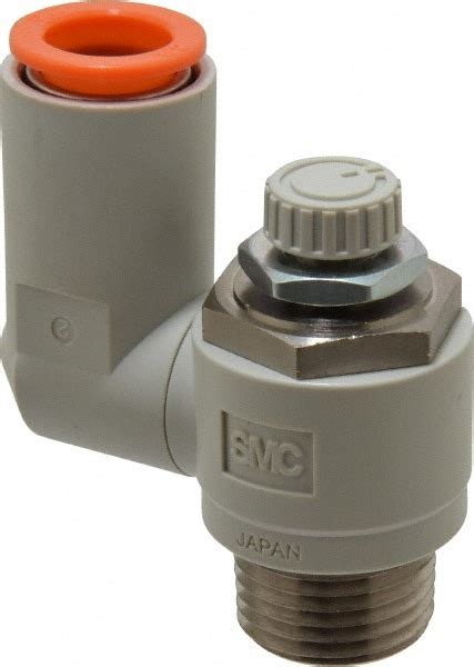 Smc Pneumatics Air Flow Control Valve Flow Control Offset Inline