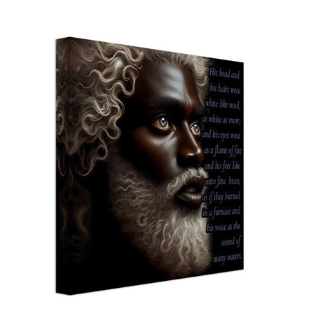 Black Jesus Canvas Artwork, Black Christian Wall Artwork, African ...