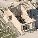 The Erechtheum in Athens, Greece (Google Maps)