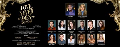 Full cast announced for LOVE NEVER DIES IN CONCERT | West End Best Friend