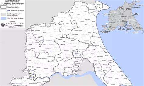 East Riding Of Yorkshire Boundary Map Channa Antonetta