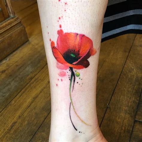 Beautiful Poppy Tattoo Designs For Women Tattooadore Poppies