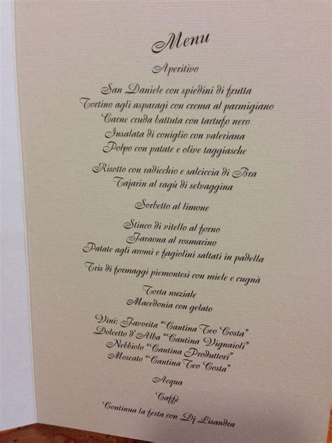 Menu At Ristorante Due Lanterne Verduno