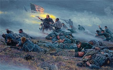 Courage In Blue Limited Edition Civil War Print By Mort Kunstler