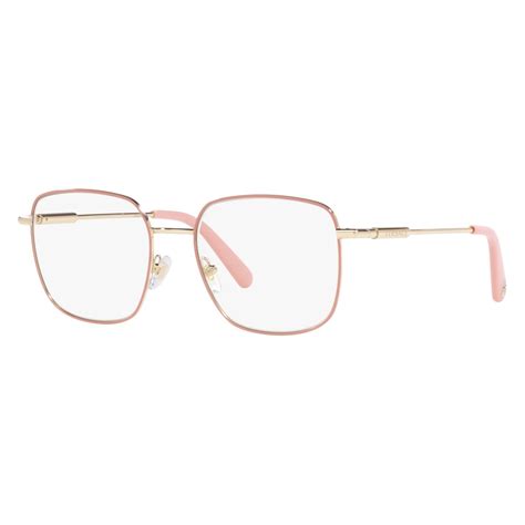 Versace Gold Women S Rectangular Eyeglasses M000805 Itshot