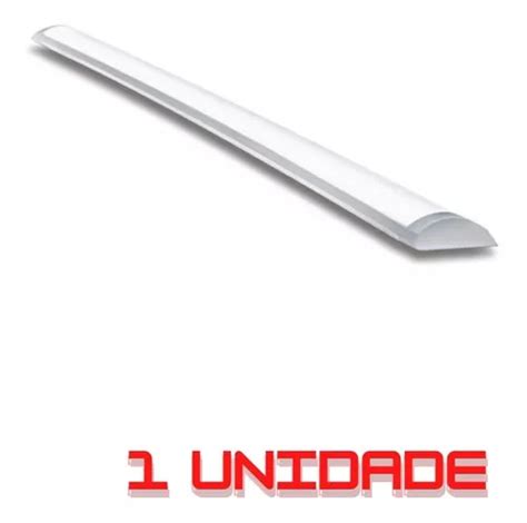 Lumin Ria Sobrepor Led W Cm Tubular Slim Branco Frio Mercadolivre