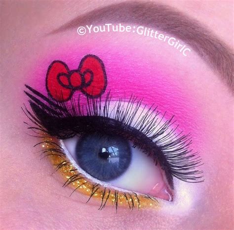 Hello Kitty Inspired Makeup | Hello kitty makeup, Makeup kit, Creative ...