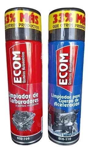 Limpiador De Cuerpo De Aceleracion Y Carbuclean Ecom Kit Meses Sin