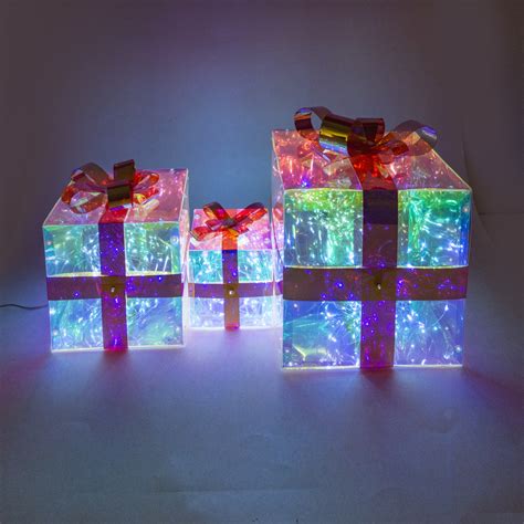 DIY Фигура светодиодная "Lovely Presents" подарки, 20/15/10см, USB ...