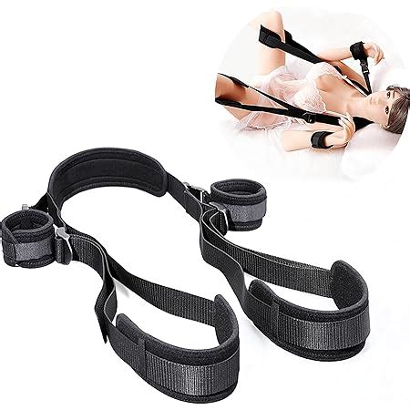Amazon Sex Bondage Neck To Wrist Restraints Kit Thigh Wrist Cuffs Restraints Handcuffs