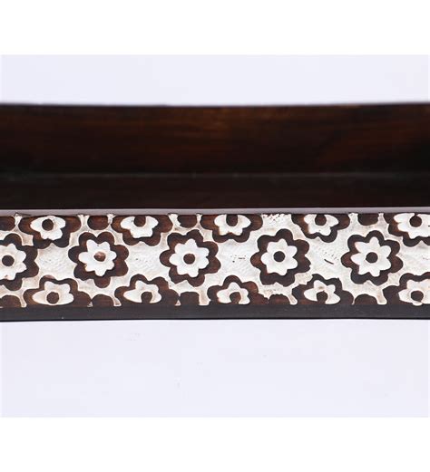 Buy Decorative And Hand Crafted Wooden Serving Trays For Tea Coffee