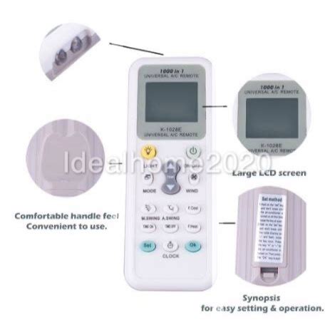 Universal In Aircond Remote Control K E Shopee Malaysia