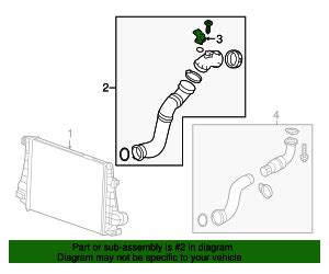 Cadillac Ct Intercooler Outlet Air Hose