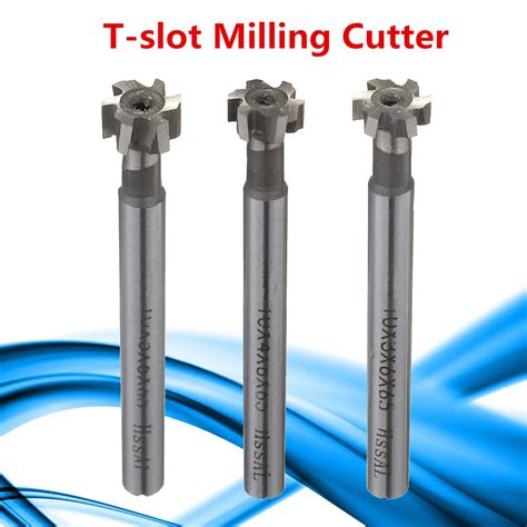 Aliexpress Buy New Hss Al T Slot End Milling Cutter Select Size