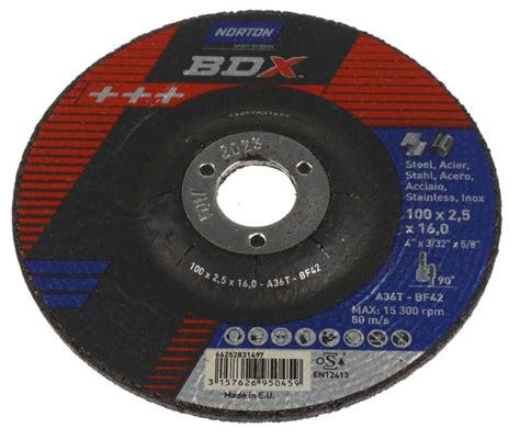 66252831497 Norton Norton Cutting Disc Aluminium Oxide Cutting Disc