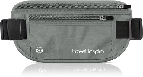 travel inspira Cinturón de Viaje Con Bloqueo RFID y Cremallera