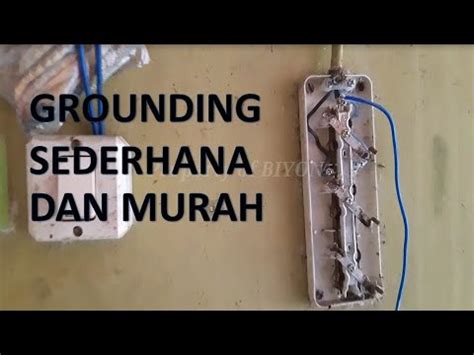 Cara Membuat Grounding Listrik Pada Stop Kontak Sederhana YouTube