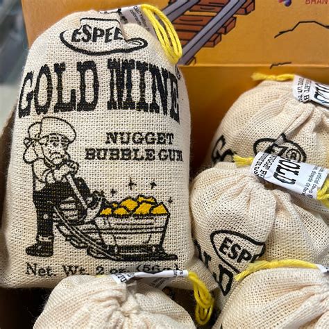 Gold Mine Nugget Bubble Gum Thenorthboro