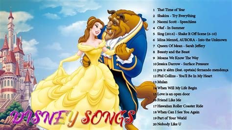 Disney Cartoon Songs 🎁 Top 10 Best Disney Movie Songs 🎁 The Best Disney