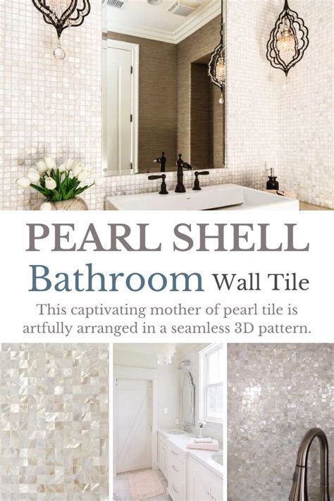 Serene White Squares Seamless Pearl Polished Mosaic Tile Wall Tiles