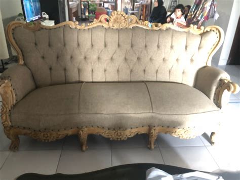 Sofa Vintage Antik Pecah Seribu Antik Furnitur Di Carousell