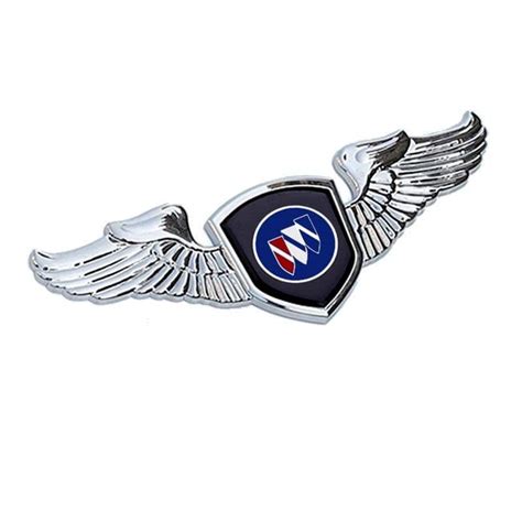 Buick Logo Front Hood Emblem Ornament Sticker Badge Metal Decoration ...