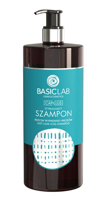 BasicLab Stymulujący szampon na wypadanie włosów 500ml Drogeria