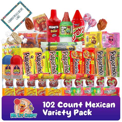 Mexican Candy Mix Assortment, 102 Count Sour, Sweet, Romania | Ubuy