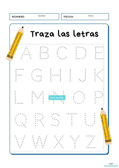 Hojas De Trabajo Para Trazar Las Letras Del Abc Hojas De 48 Off