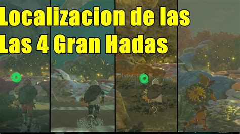 Zelda Breath Of The Wild Localizacion De Las 4 Grandes Hadas Youtube